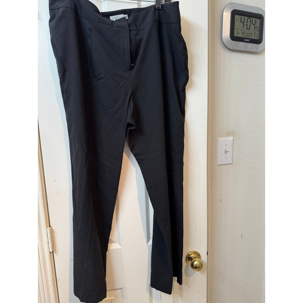 Chaus plus size pants black size 18W wide leg